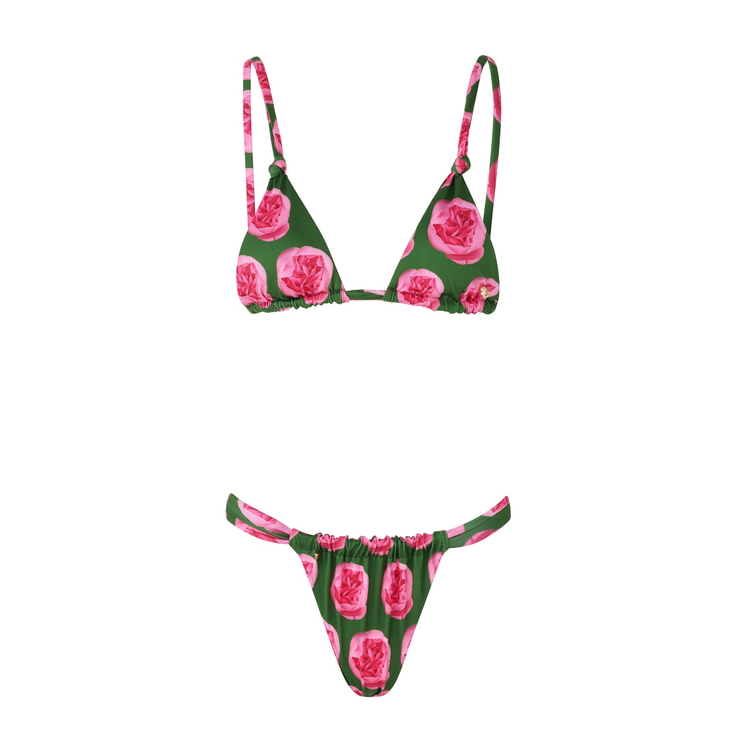 Green Peony Scrunch Bottom